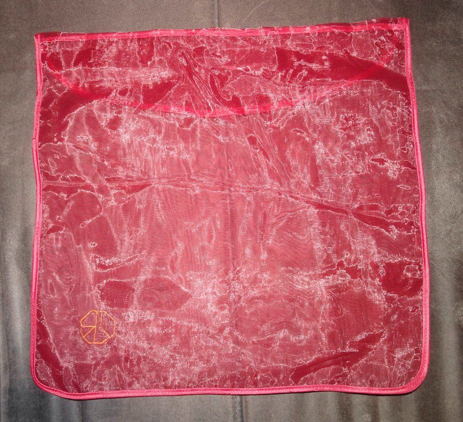 Borse: Pochette rouge en tissu fin – Usato da Châtelaine venduto da fil_7lqg 3