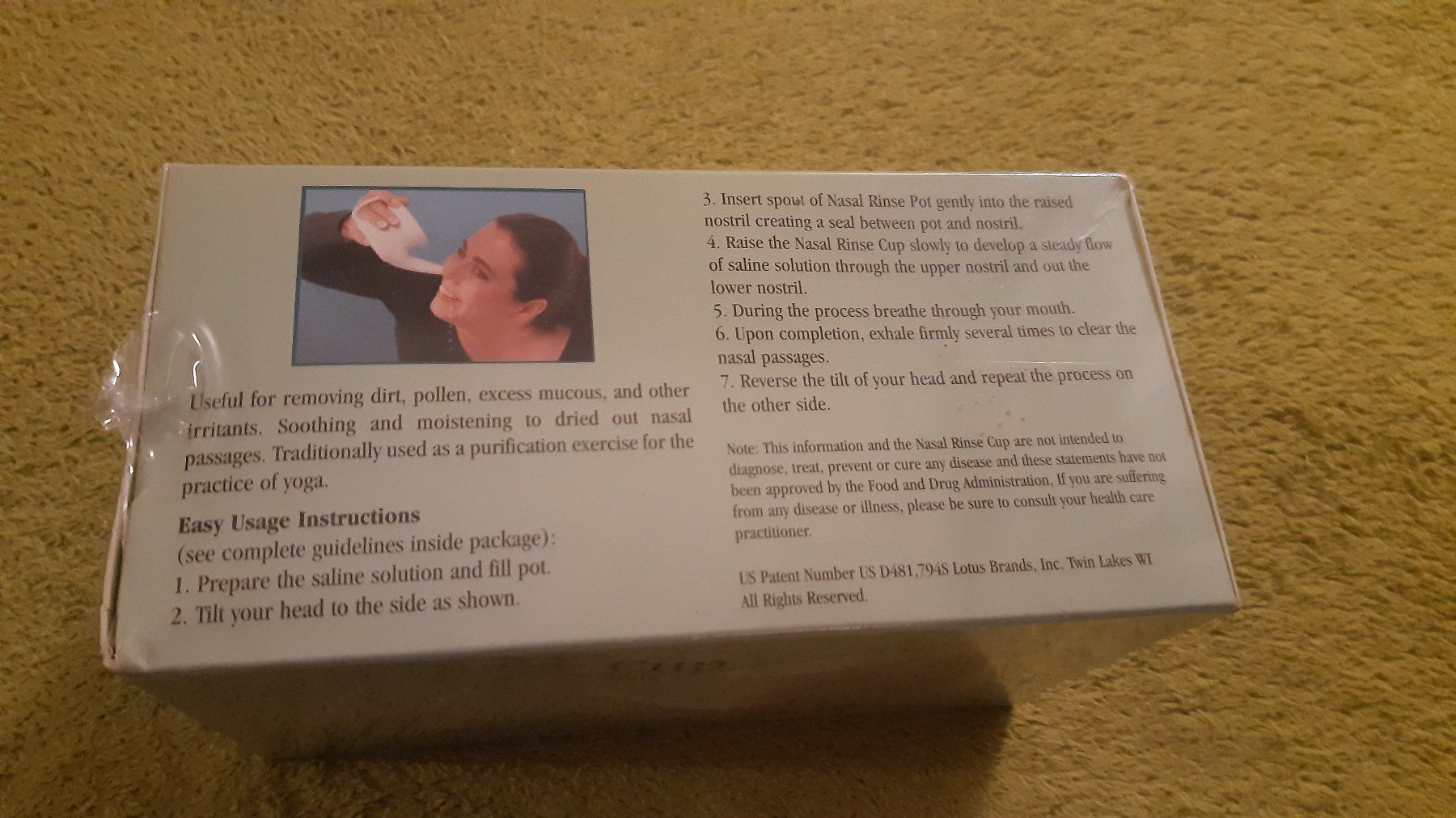 Attrezzature mediche: Nasal Rinse Cup - Nasenkanne – Nuovo e nell'imballaggio originale da Biel/Bienne venduto da Strada29 2