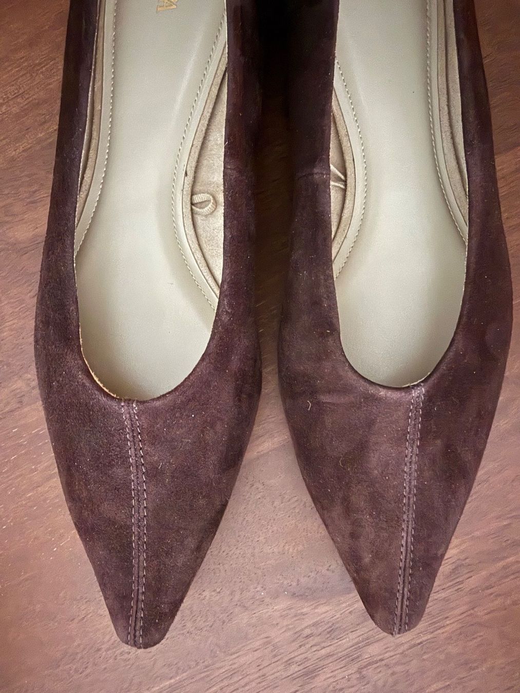 Zara Scarpe da donna: Eleganter Wildlederballerina – Nuovo (secondo la descrizione) da Gockhausen venduto da Timiboy4 1