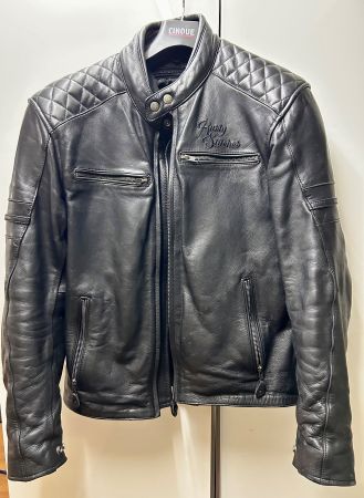 Leder Motorrad Jacke Grösse M