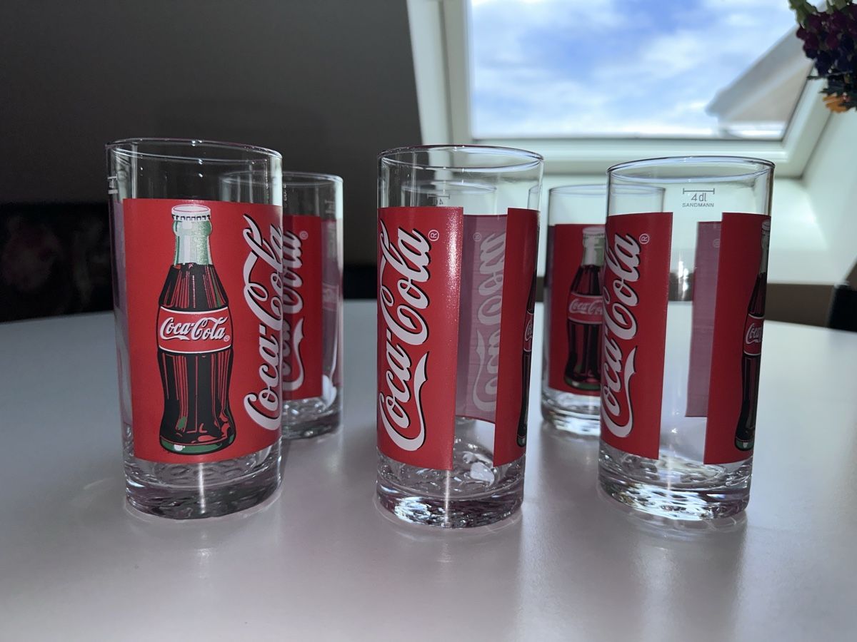 Coca-Cola Bicchieri: 6X Verres Coca-Cola vintage – Nuovo (secondo la descrizione) da Gampelen venduto da theboywhoworks 1