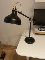 Büro Tischlampe schwarz/gold