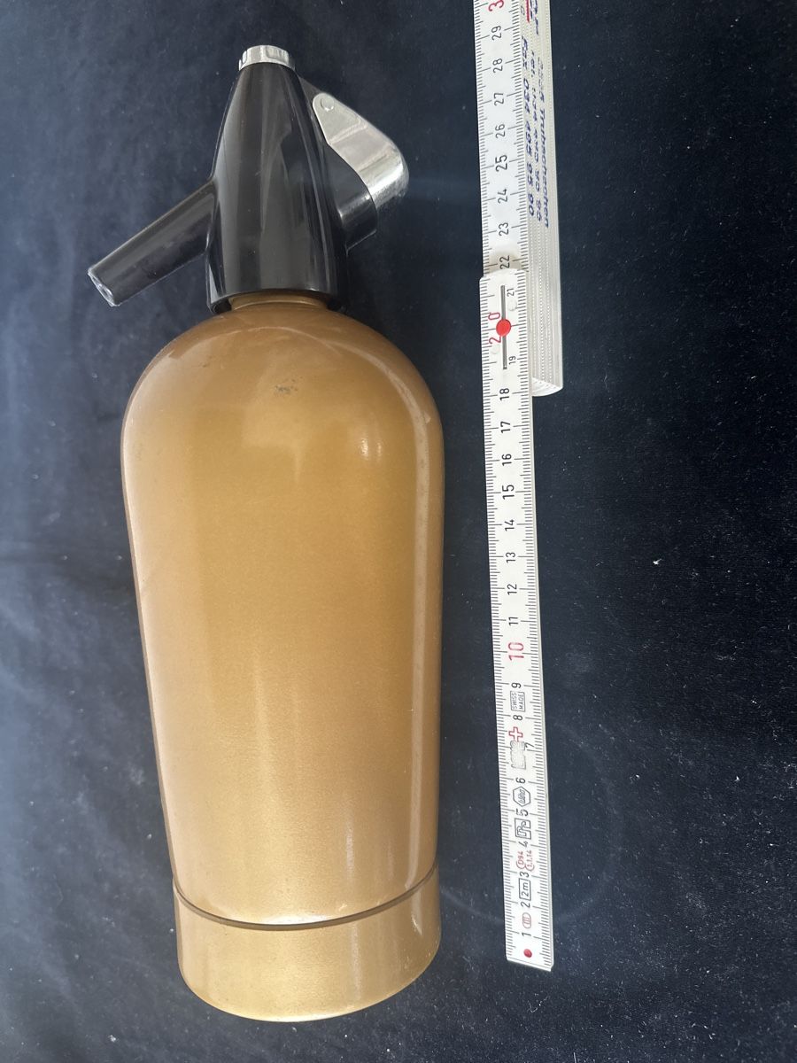 Bottiglie: Sodasiphon, Sparklets Syphon BOC, Vintage, Gold – Usato da Zürich venduto da Chaeffeler 5