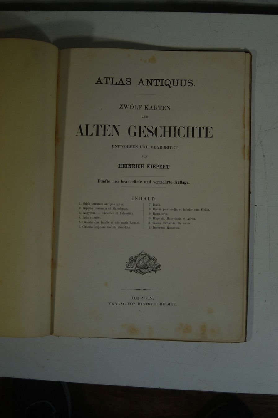 Libri: Kieperts Atlas Antiques – Usato da Herisau venduto da Wisen