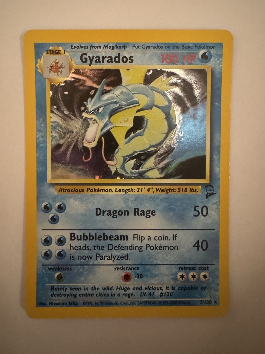 Pokémon Carte collezionabili: Pokémon Karte Gyarados – Nuovo (secondo la descrizione) da Aarau Rohr venduto da mic_d6nr