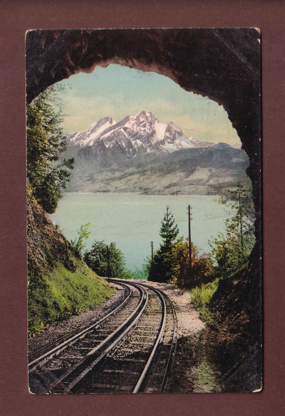 Ansichtskarten: RIGIBAHN - Pilatus - 1911 – Gebraucht aus Pully von nicecards-shop