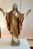 Antike JESUS CHRISTUS Statue Figur Skulptur signiert