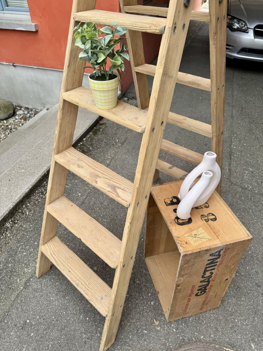 Scale: Schöne antike Leiter – Usato da Ottikon venduto da san_w99n 1