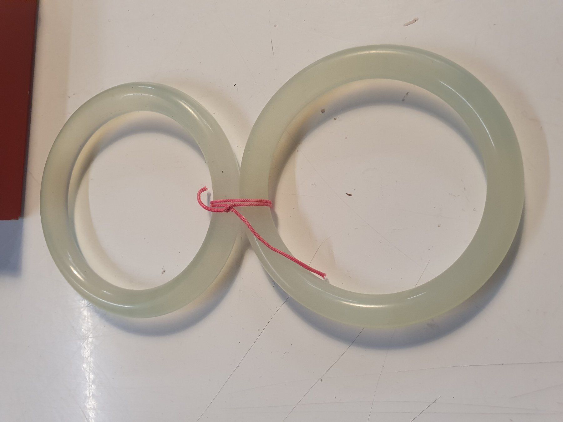 Nastri decorativi: 2 Stk Penisringe Jade 6 cm – Usato da Zürich venduto da loosebone 6