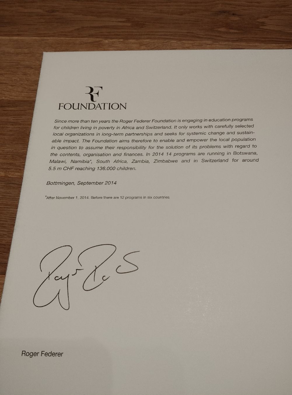 Kalender: Roger Federer Kalender 2015 - Jahr des Davis-Cup-Sieges – Gebraucht aus Zofingen von Justice79 3