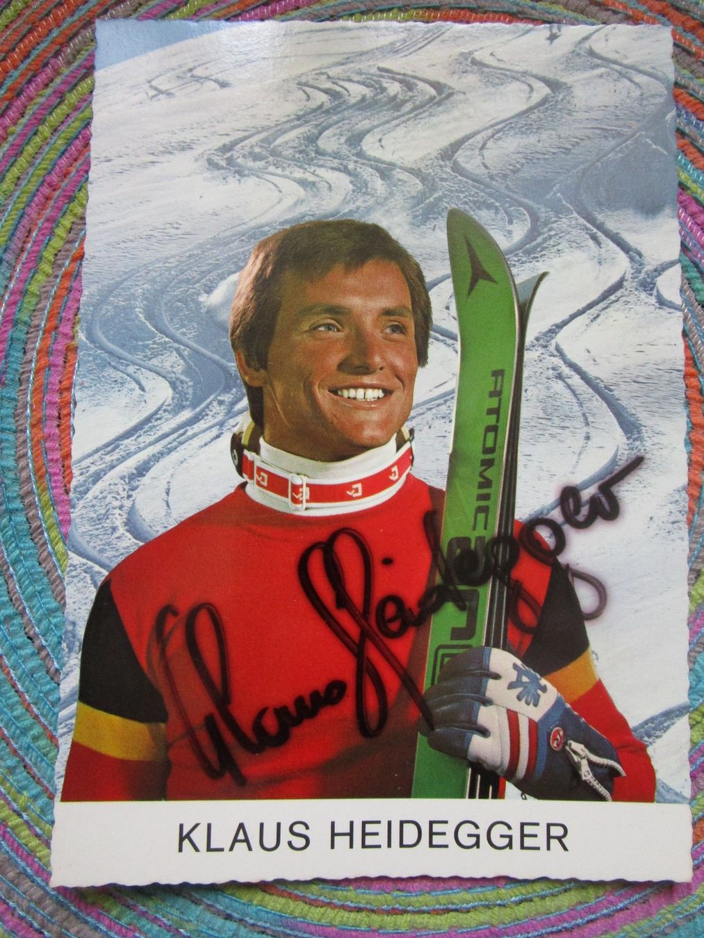 Autogramme: KLAUS HEIDEGGER A SKI FAHRER AUTOGRAMM ANTIK – Gebraucht aus GUTENSWIL von Alpina6