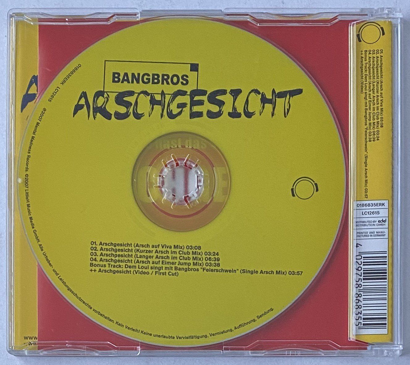 CDs: Bangbros, Arschgesicht – Gebraucht aus Flums von Asquillo 1