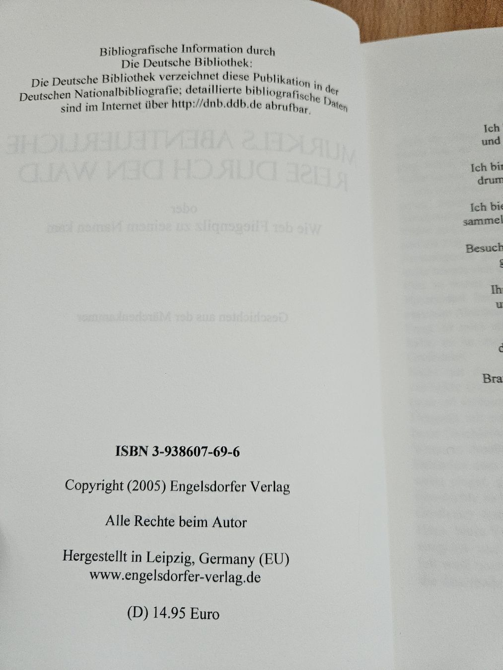 Libri: Murkels Abenteuerliche Reise - Kinderbuch – Usato da Ebikon venduto da SecondChance_byM 2