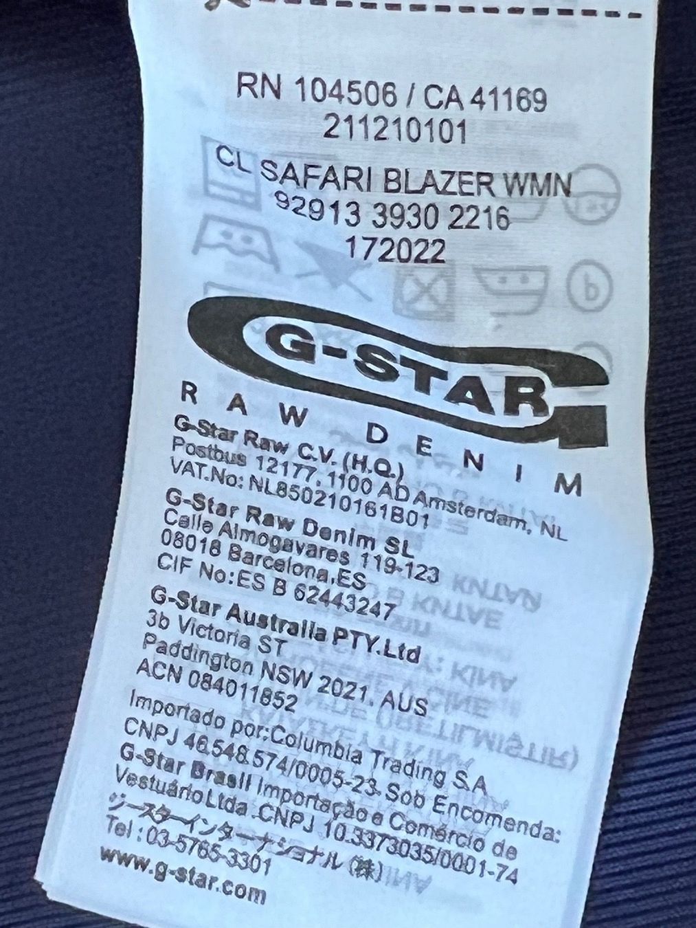 G-Star Giacche: Damen Blazer von G-STAR Gr. 36 – Usato da Ennetbaden venduto da Katiusia 7
