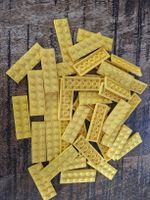 lego 3795 lot de 40 pièces Yellow Plate 2 x 6