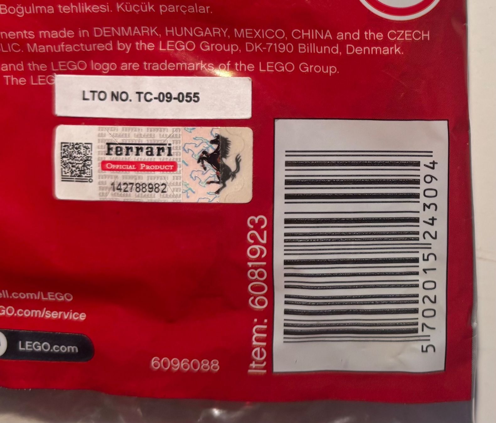 Lego Baukästen: Lego - Shell V-Power - Ferrari F12 Berlinetta – Neu und originalverpackt aus Neuchâtel von  2