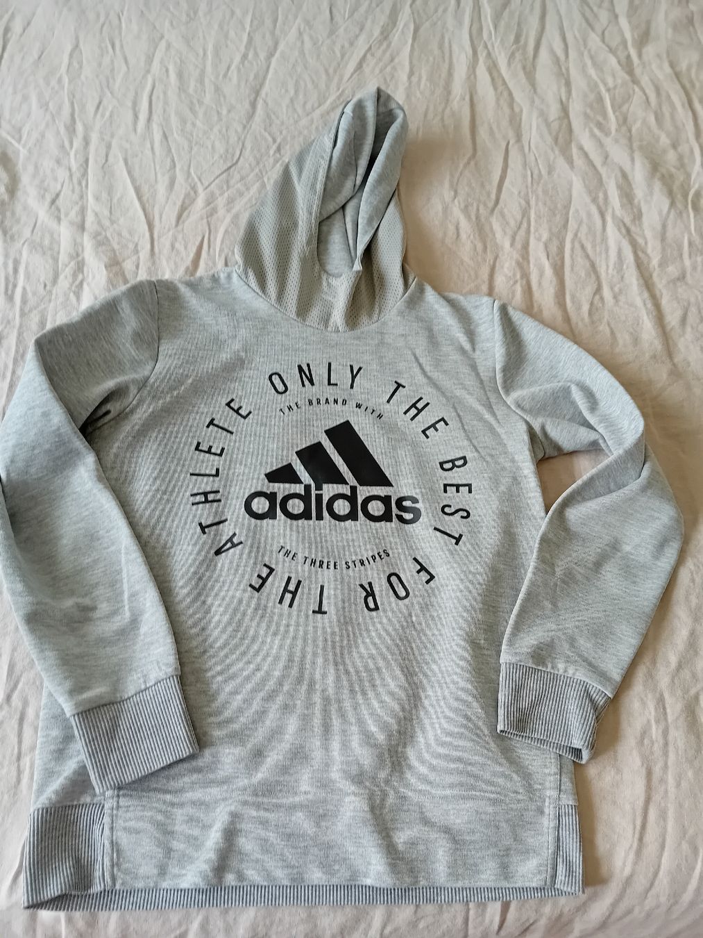 Adidas Maglioni & Felpe: Adidas Hoodie Größe 164 - Hellgrau – Usato da Romanshorn venduto da milenva