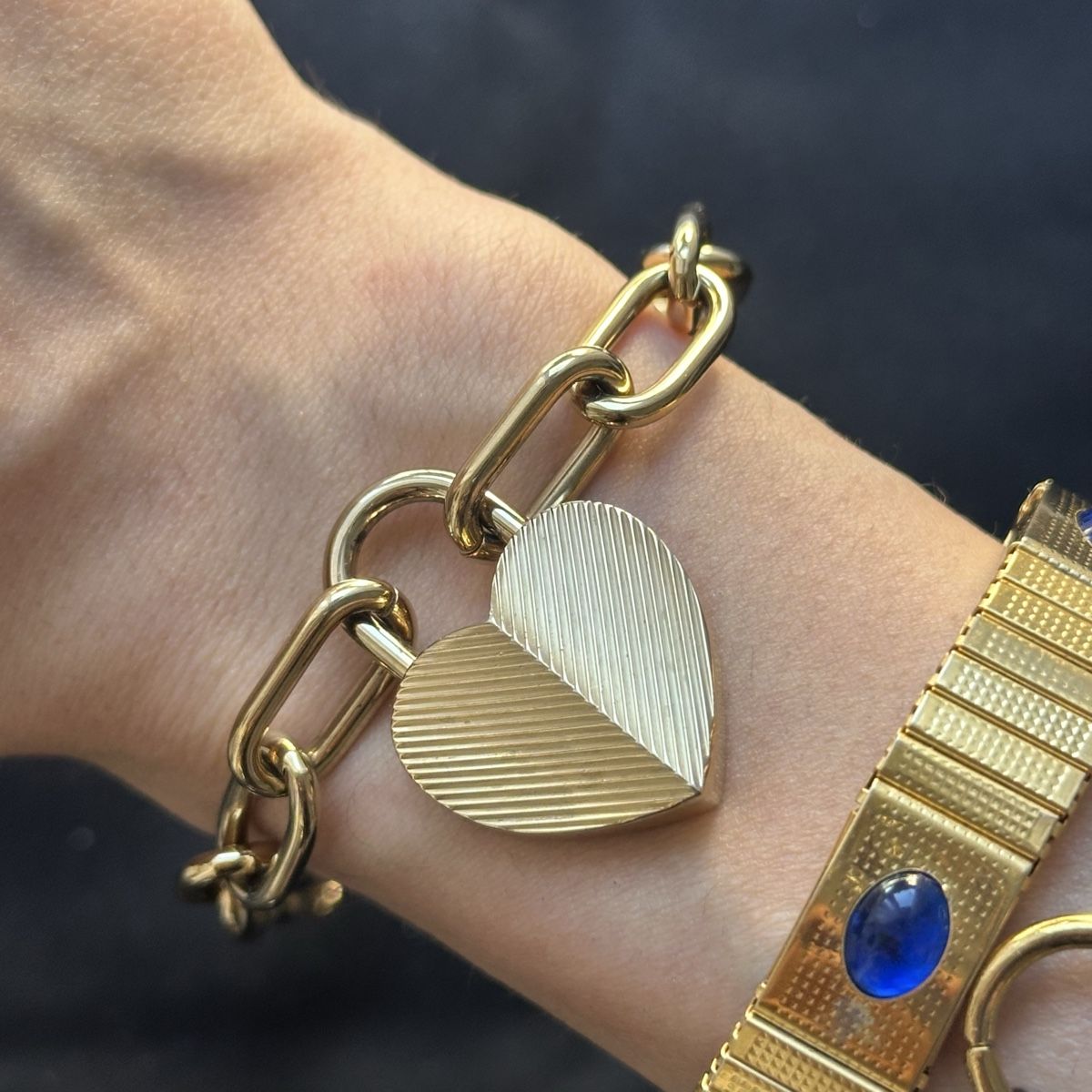 Fossil Armbänder & -reifen: Fossil Herz Locket Armkette  – Neu (gemäss Beschreibung) aus Givisiez von dor_xb9k
