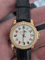 Montre automatique Corum plaqué or Proto avec diamants 