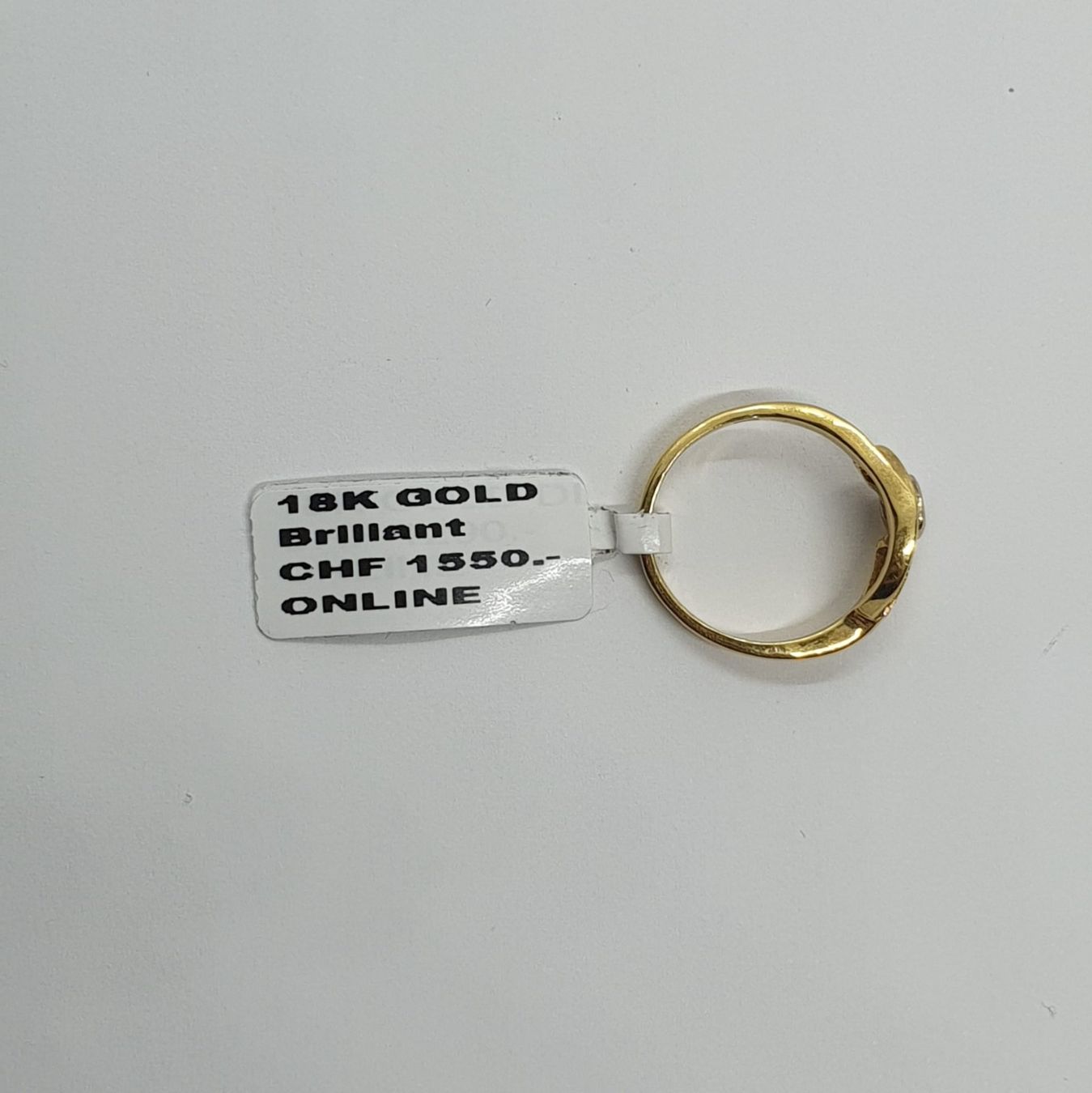 Anelli: Echt 18K Gold - Diamant Ring – Usato da Luzern venduto da Luzern-Goldhaus 1