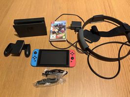 Nintendo Switch (1. Gen) + Ring Fit Adventure (komplett)