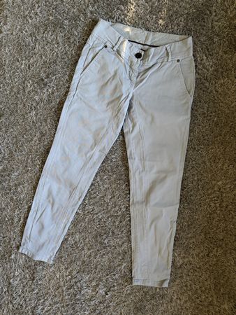 Brunello Cucinelli Trousers Light Blue Size 38 Made in Italy