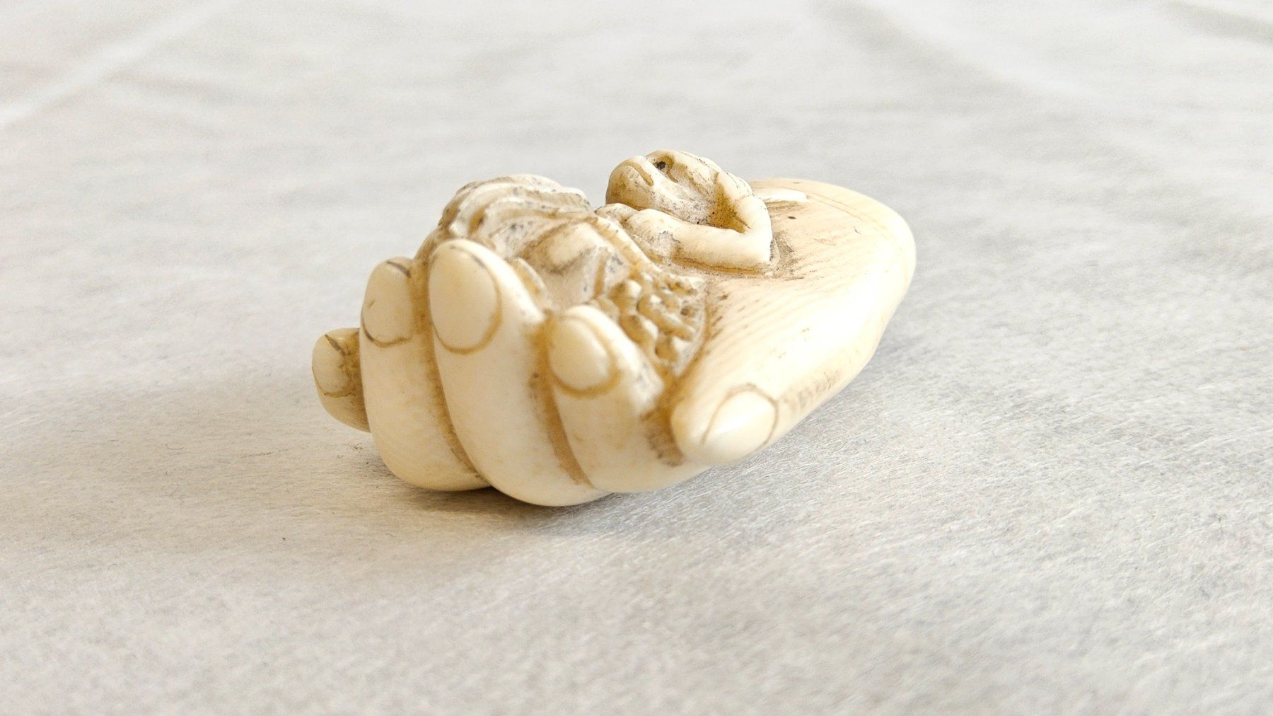 Statuette: Magnifique antique Netsuke signé – Usato da Malleray venduto da Frederic24 3