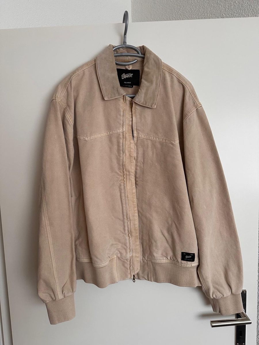 Pull&Bear Giacche: Pull&Bear Übergangsjacke, beige, Grösse M - Top Zustand – Nuovo (secondo la descrizione) da Dintikon venduto da 2ndhandcloset