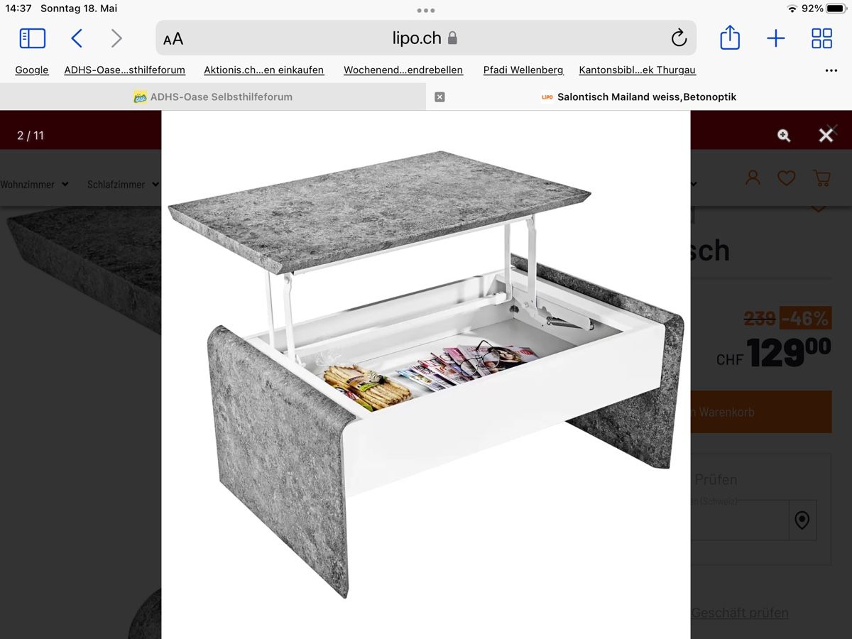 Tables: Salontisch – Neuf (Voir description) à Frauenfeld par Ema007 1