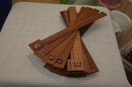 ALPHABETE  HOLZ - ORDUNUNG MACHEN NEU