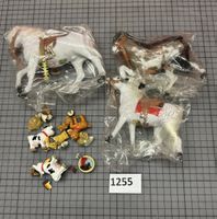 Set Figuren Tiere Bauernhof Vintage Pferde Kühe Bären