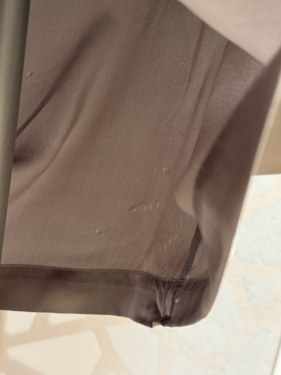 Kleider: Great grey silk dress. S/M – Gebraucht aus Grund b. Gstaad von PlageNeigeplus 3
