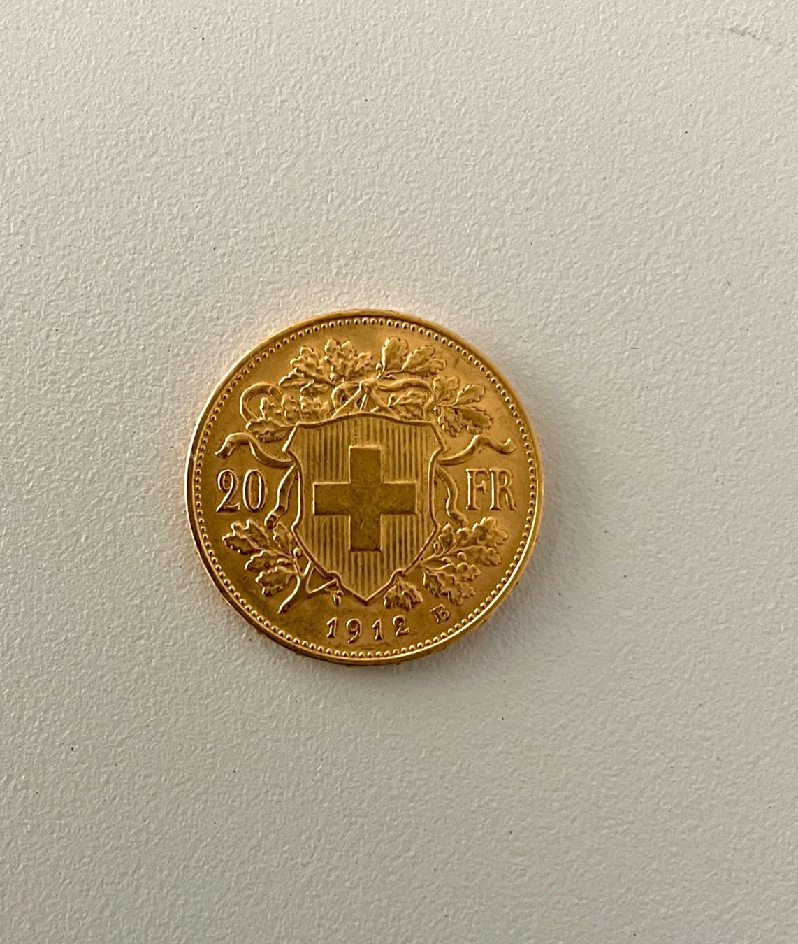 Tutti le monete: 20 Franken GOLD Vreneli 1912 B – Nuovo e nell'imballaggio originale da Willisau venduto da kusi09 1