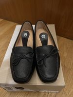 Elegante Mokassins LA LINEA Schwarz Leder Gr.36