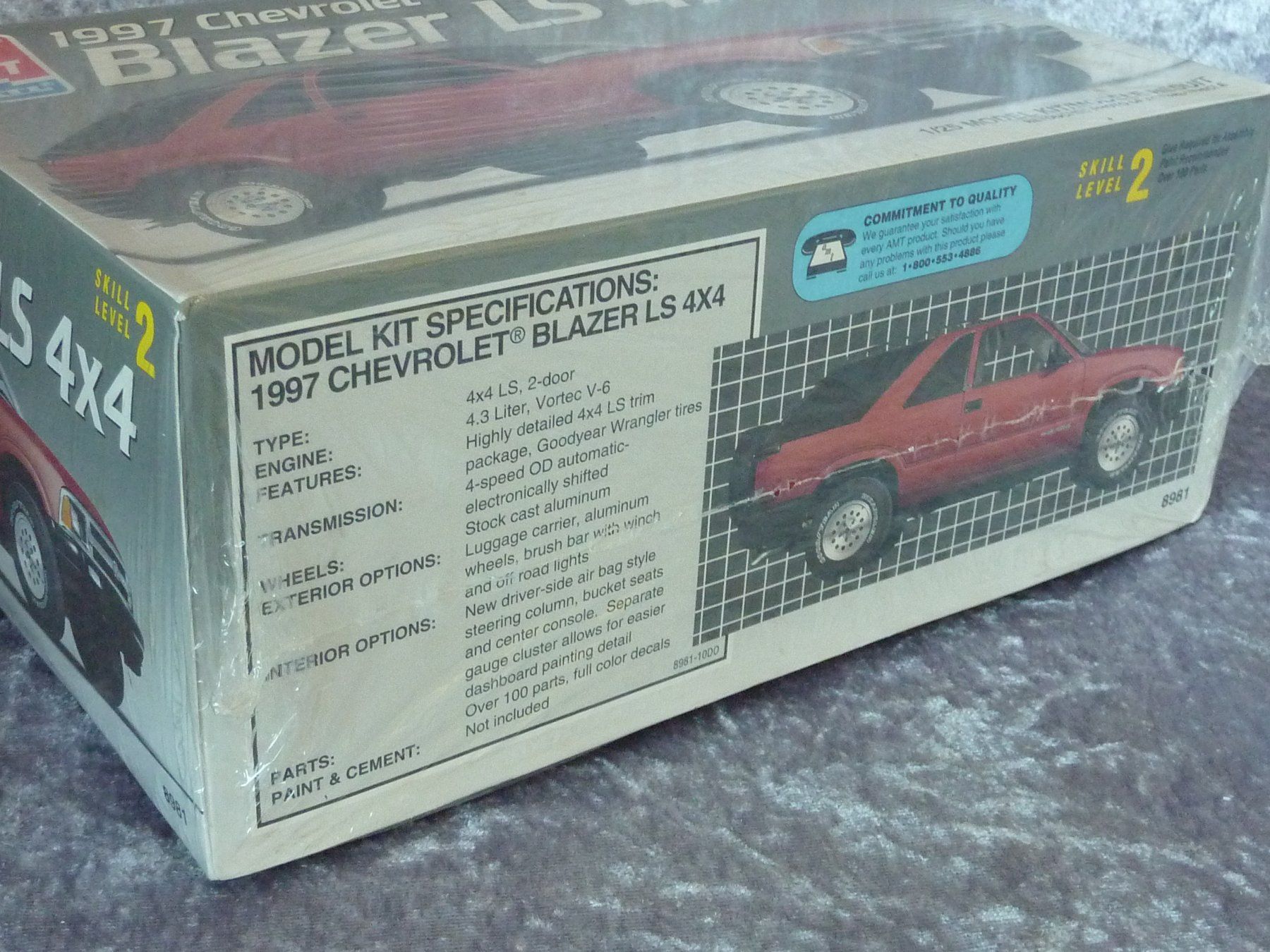 AMT/ERTL Modellautos: Chevrolet Blazer 1997  1:25 – Neu und originalverpackt aus Dürrenäsch von modellautos4you 1