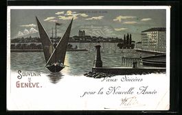 Litho Genève, Genève au Clair de Lune