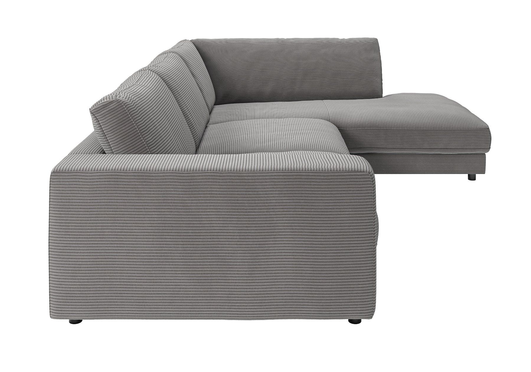 Sofas: Ecksofa High End in Cord dark grey Rechts – Neu und originalverpackt aus Bischofszell von deluxe-moebel 3