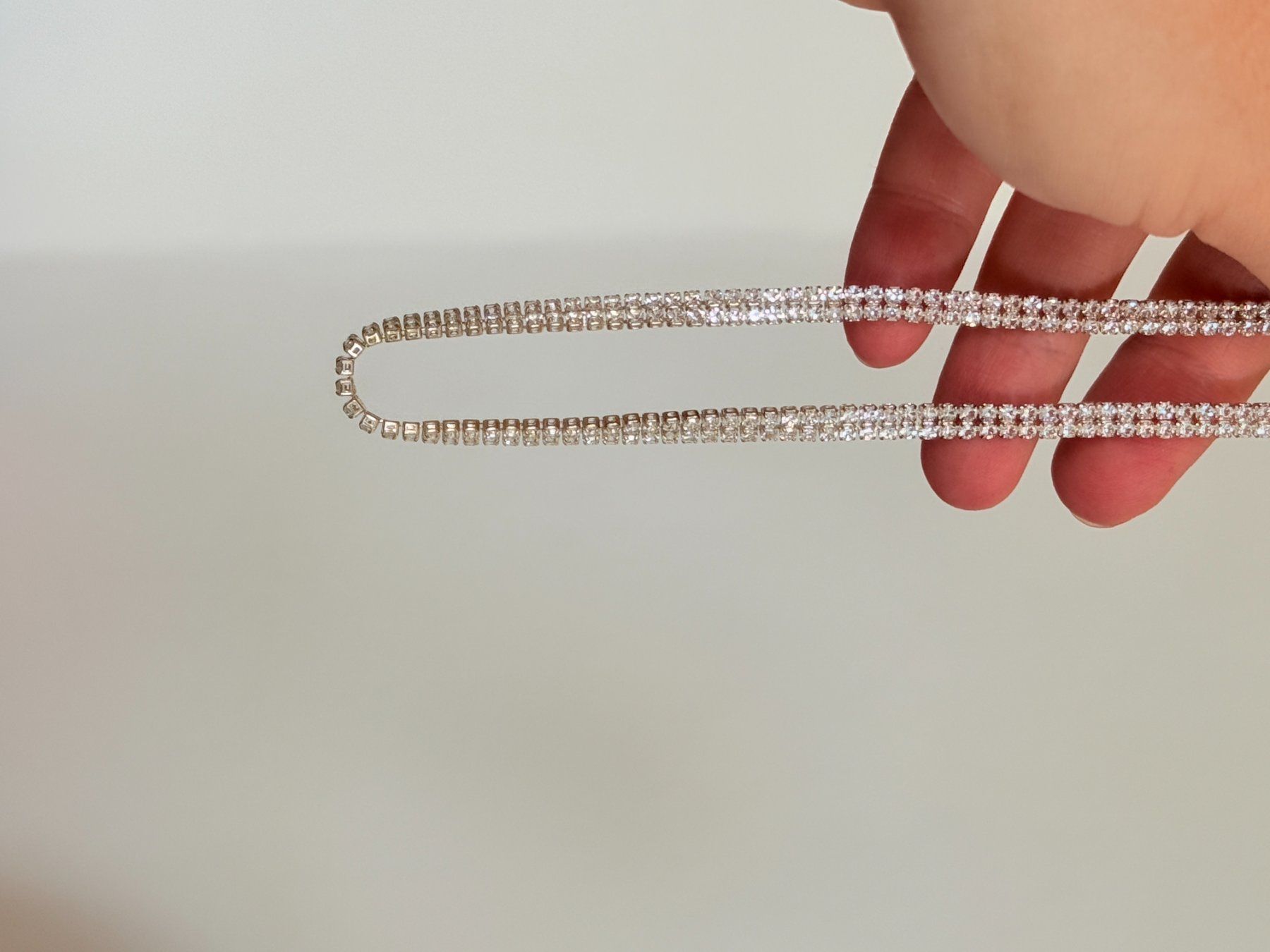 Bracelets: Bracelet ? double rangée strass neuf – Neuf avec emballage d'origine à Genève par AGBERG 8