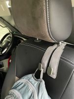 2x Haken in PU-Leder Kopfstützen T5, T6, T6.1 VW California