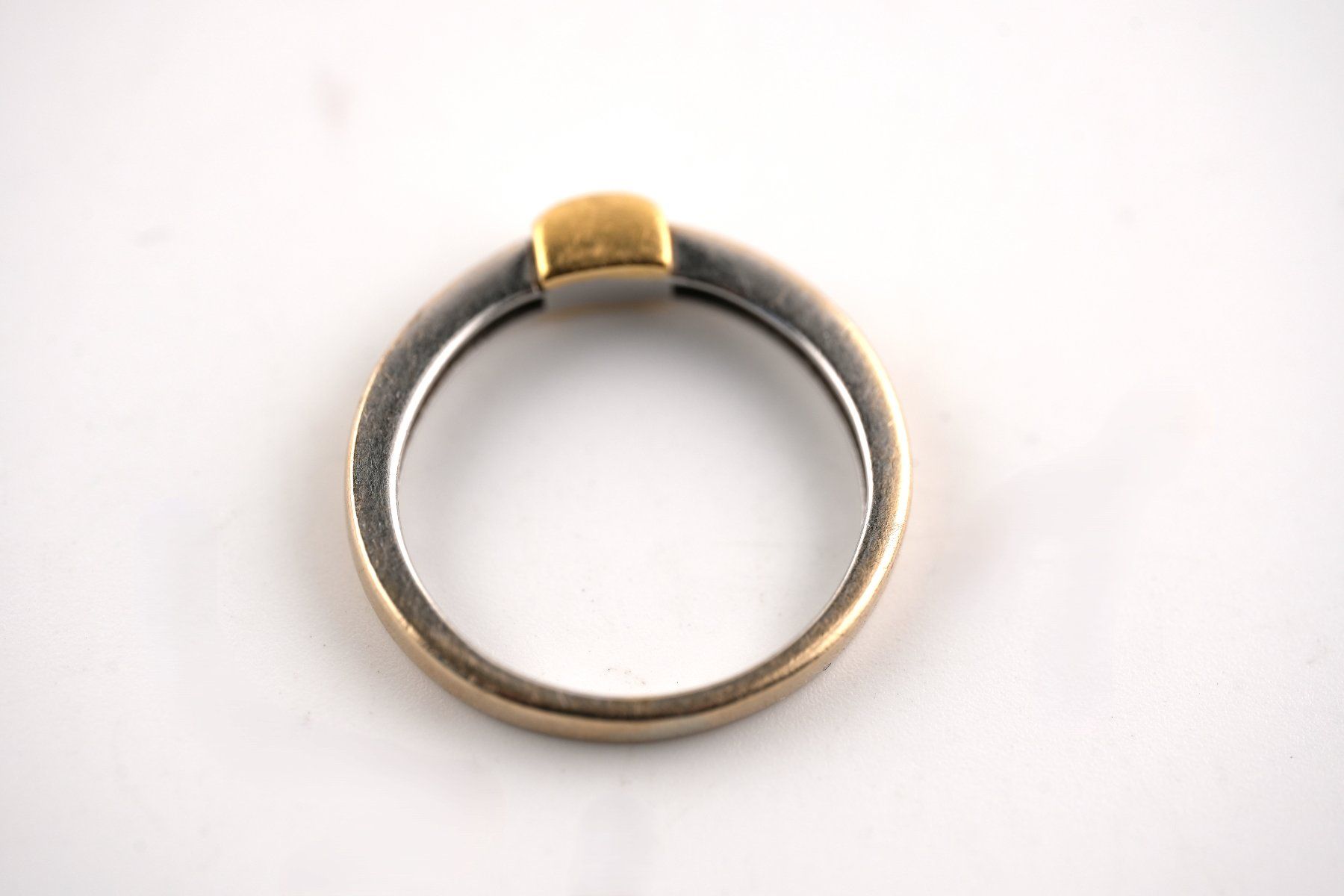 Ringe: Goldring 18K Bicolor – Gebraucht aus Basel von Edelmetallhaus24 3