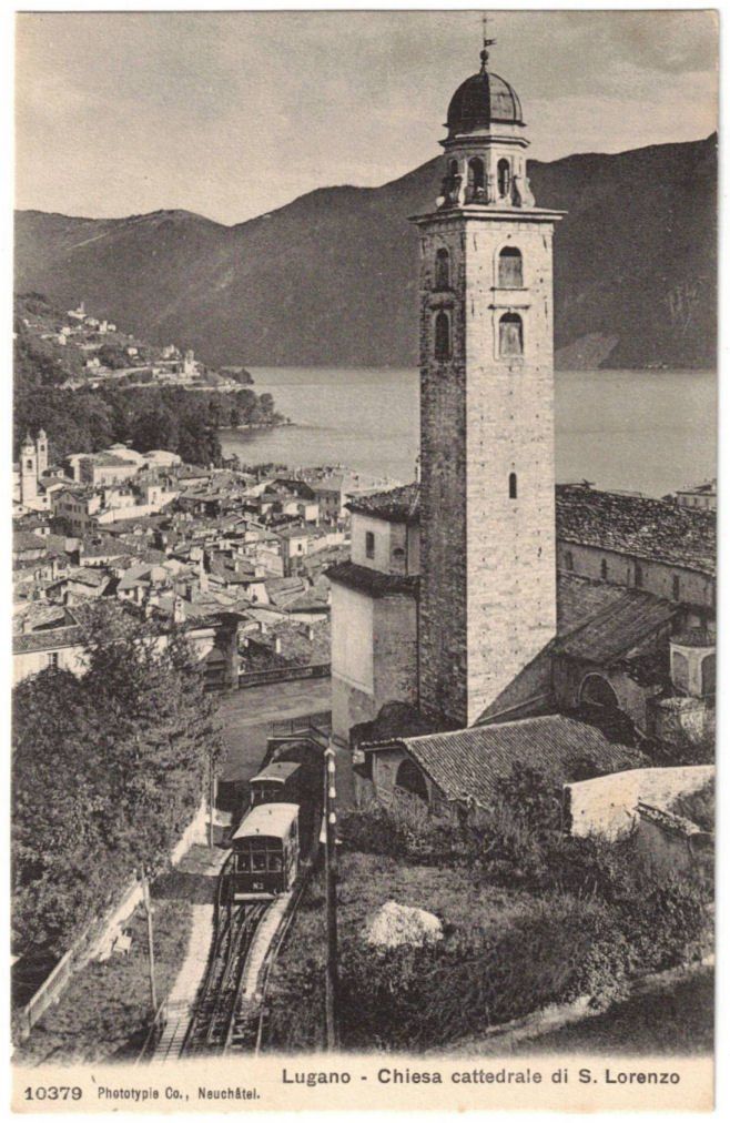 Cartoline postali: Lugano - Standseilbahn Stazione – Usato da Binningen venduto da Mountainrider