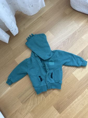 Kapuzenpullover für Babys grün Größe 12M 74cm