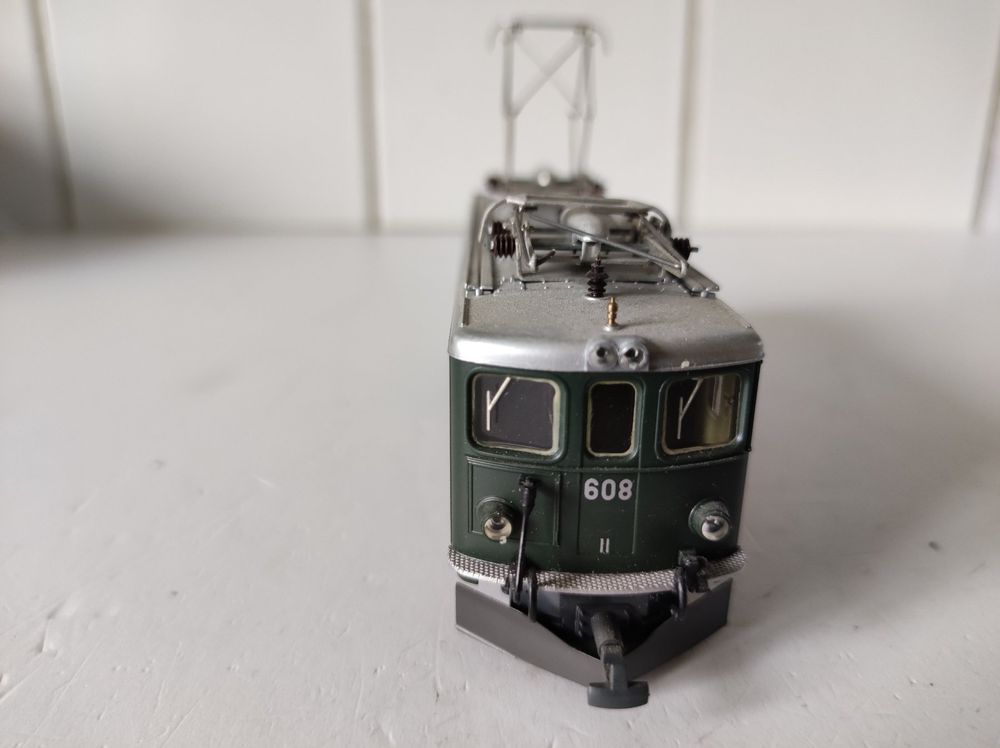 Bemo Modelleisenbahnen: E-Lok RhB, Ge 4/4, Lok-Nr. 608, "Madrisa" – Gebraucht aus Seuzach von Loeckeli01 2