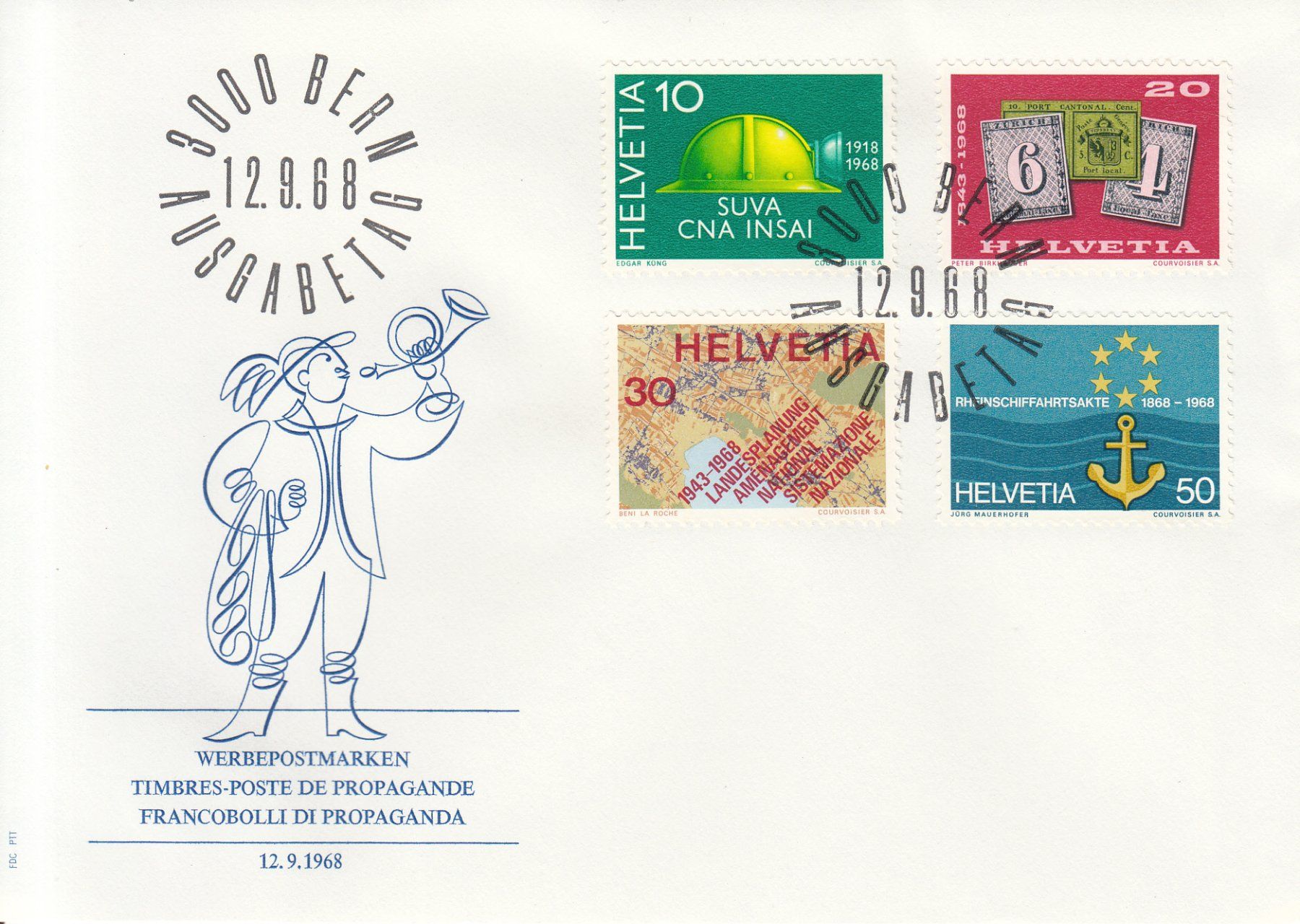 Tutti i francobolli: SBK 457 - 460 FDC – Usato da Bürglen TG venduto da StampGraf