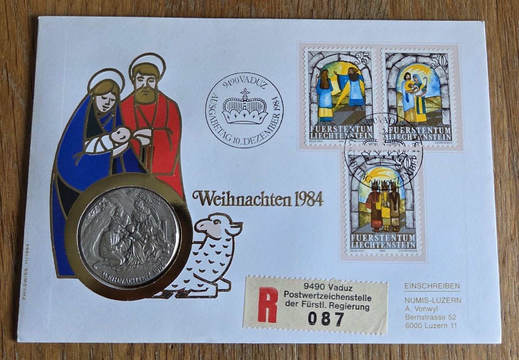 Medaglie: Silbermedaille Weihnachten 1984 – Usato da Stans venduto da Ducati16