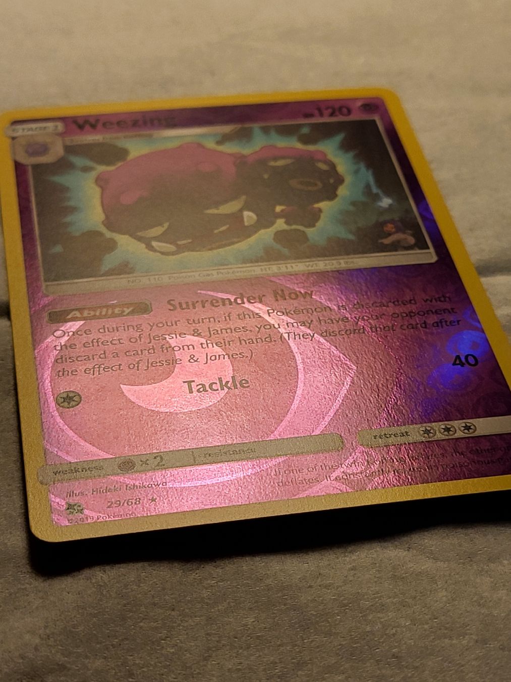 Pokémon Carte collezionabili: Weezing 29/68 (EN) Rocket – Usato da Grindelwald venduto da lego9 1