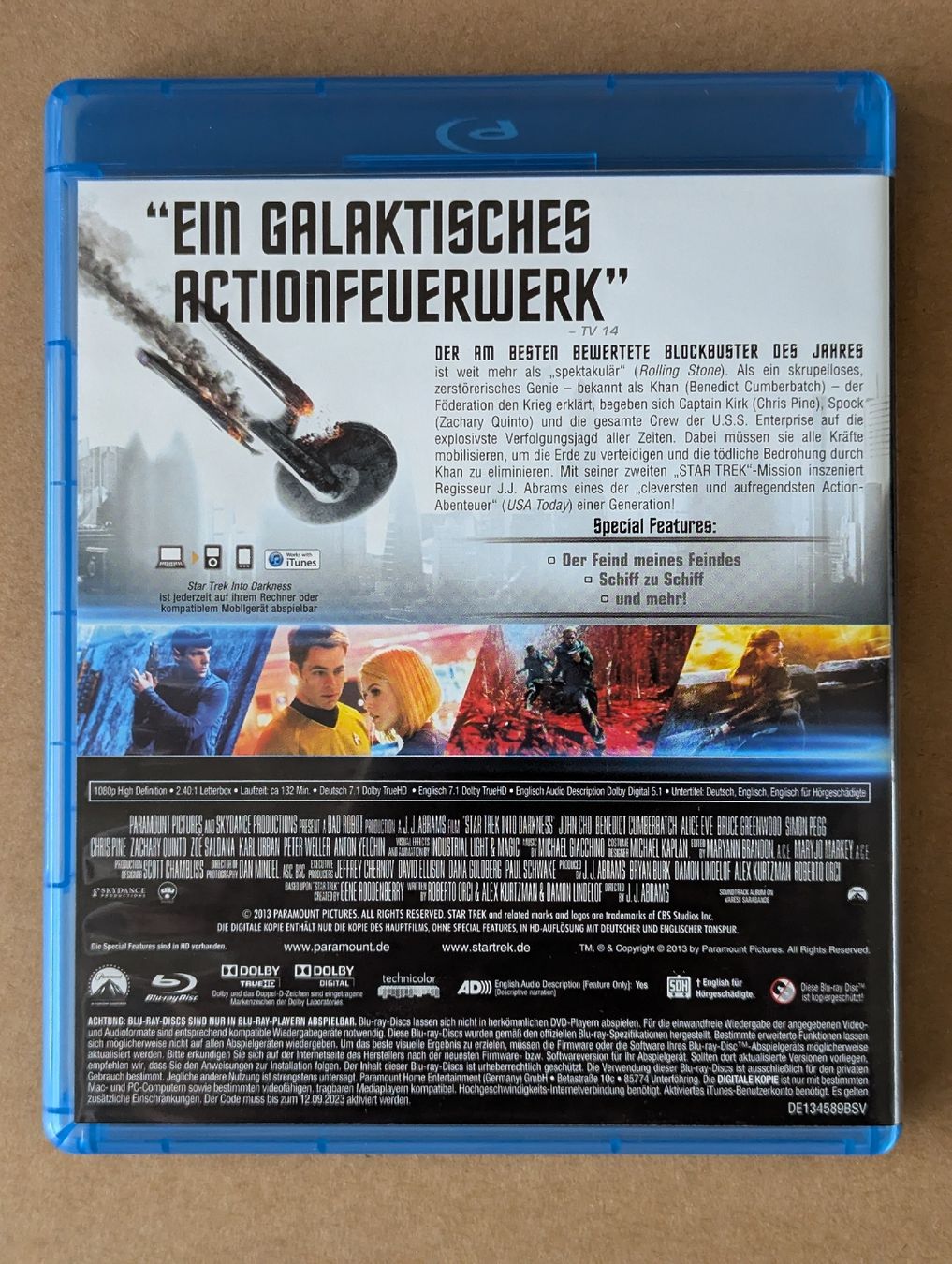 Tous les DVDs: Star Trek: Into Darkness – D'occasion à Aarau par usmichi 1