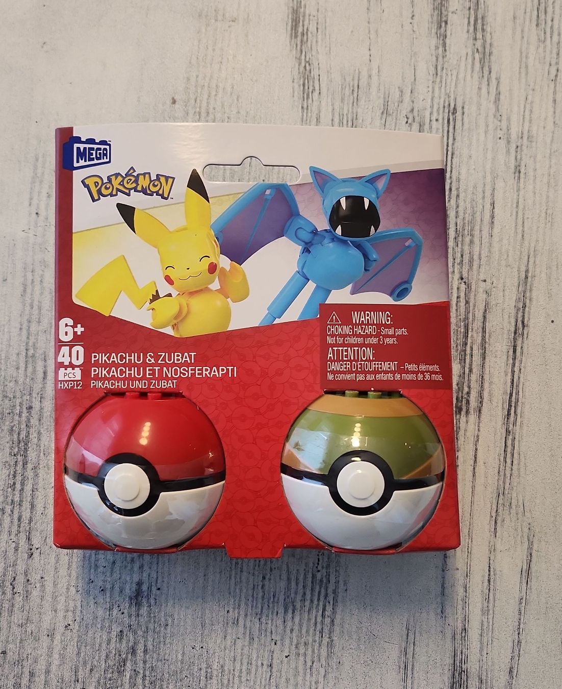 Mega Baukästen: Pokémon Mega Construx Pikachu & Zubat Bauset NEU – Neu und originalverpackt aus Tuggen von Zweitechanceboutique