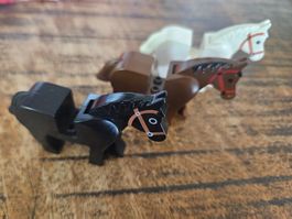 lego lot de 3 chevaux