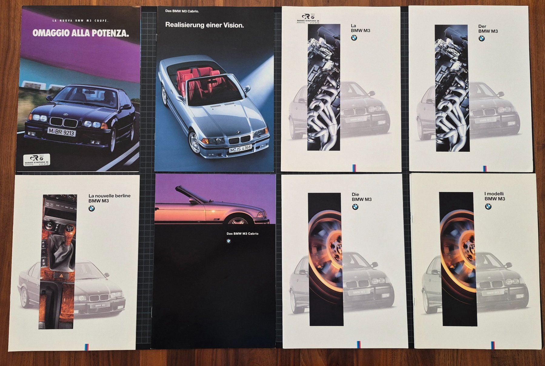 BMW Dokumente: BMW Broschüren E21 E30 E32 E34 E36 E38 E39 E46 E60 E90 M3 M5 – Neu (gemäss Beschreibung) aus Rothenburg von artandcars 7